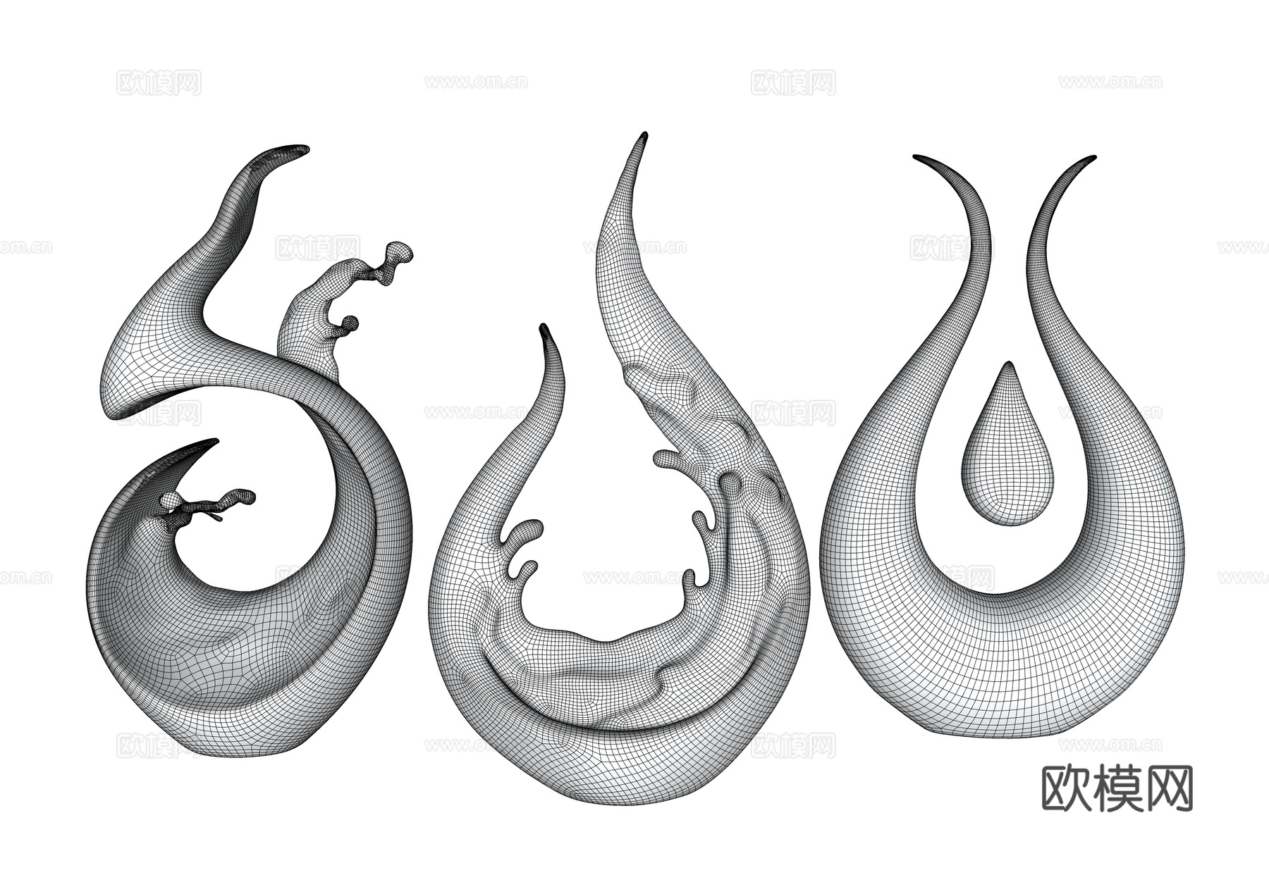 现代雕塑 不锈钢雕塑 公园雕塑 主题雕塑 水滴主题雕塑 水滴su模型