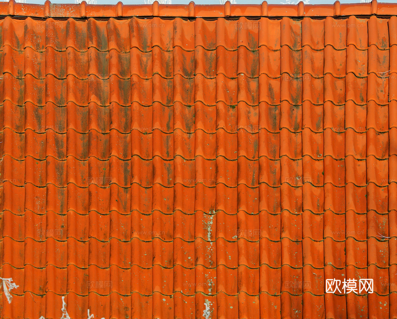 屋顶瓦片 红瓦 青瓦 房顶 中式建筑琉璃瓦