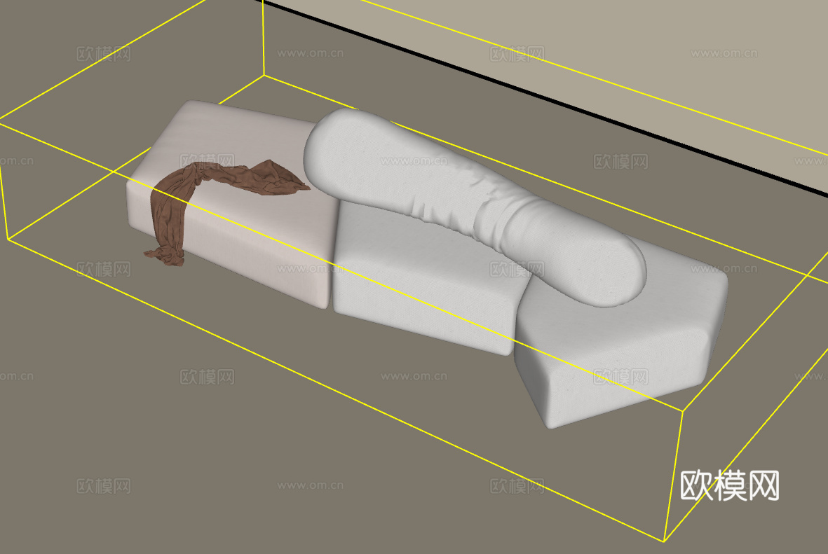 异形沙发su模型