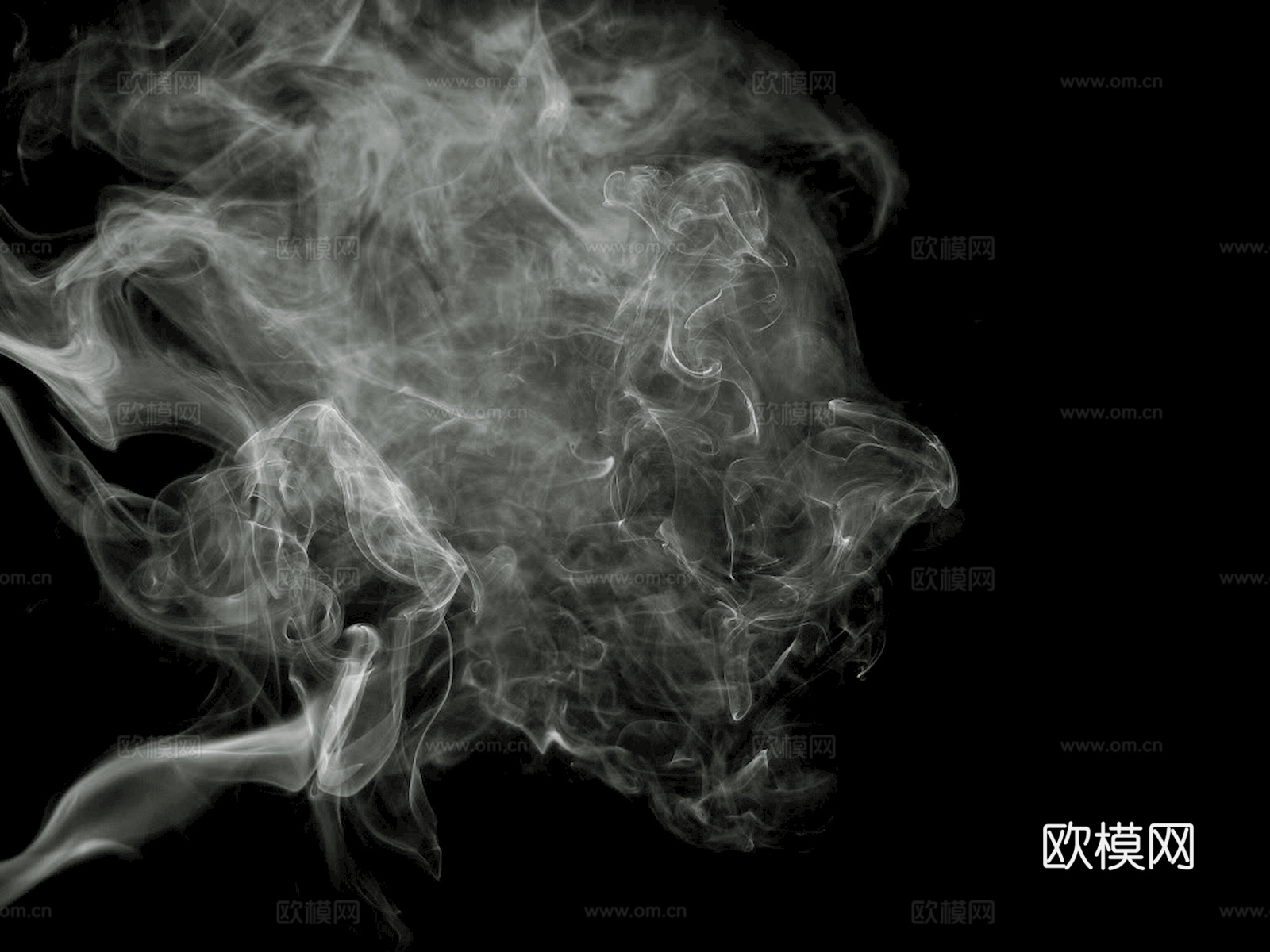 烟雾 雾气 浓烟 烟圈 变幻彩色烟雾