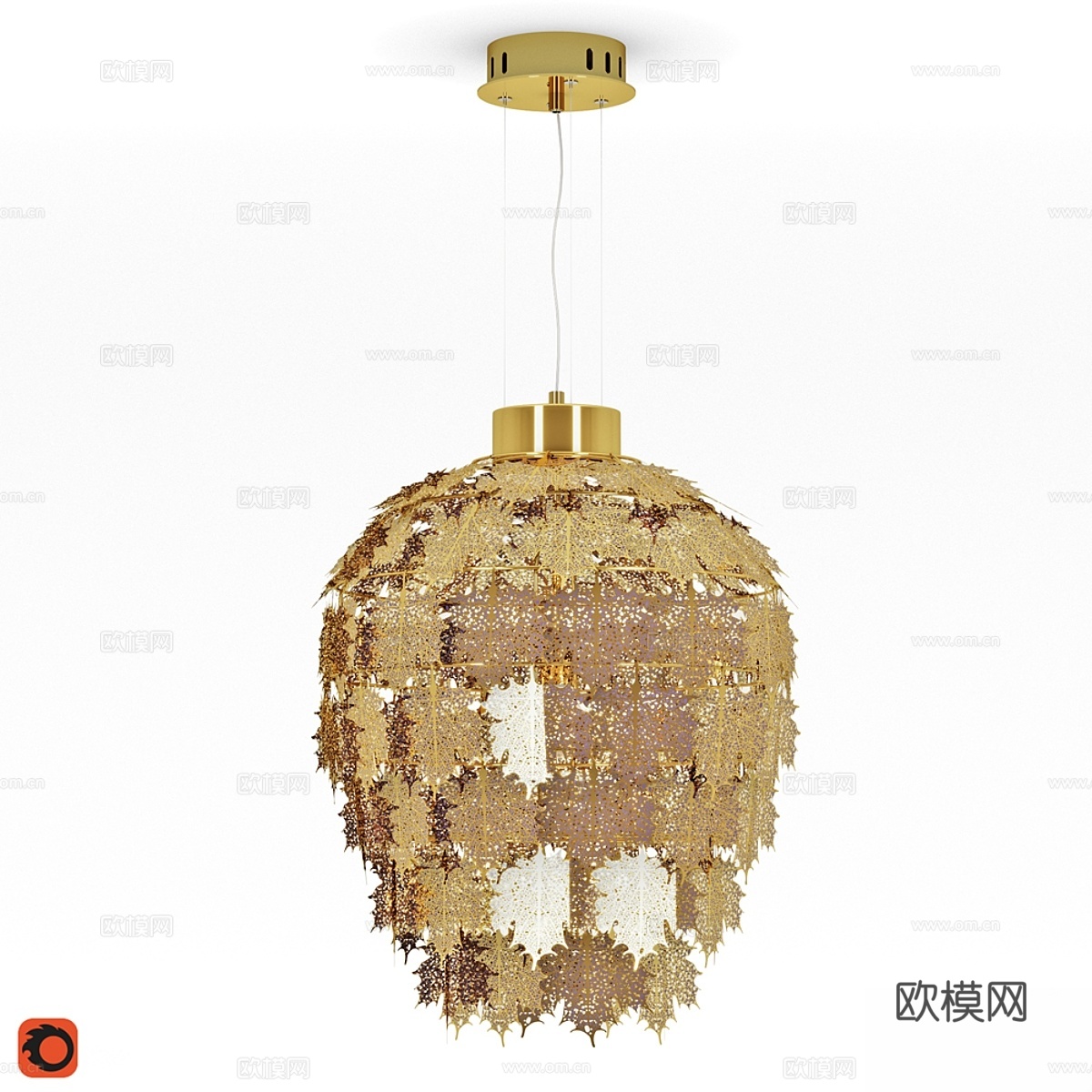 悬挂灯 Maple (cosmorelax)3d模型下载