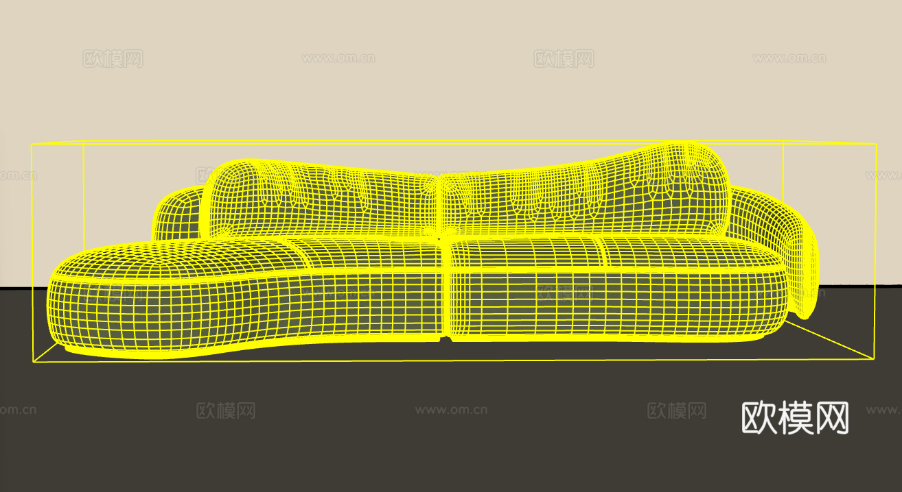 休闲沙发su模型