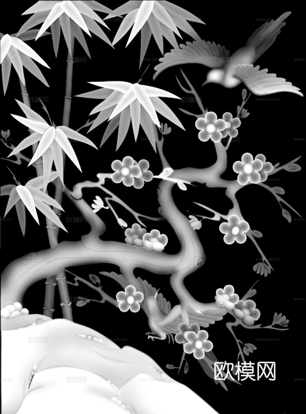 浮雕 金属浮雕 铜雕 木质雕花 十二生肖 黑白凹凸浮雕灰度图下载