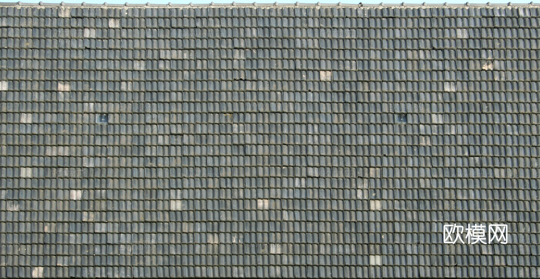 屋顶瓦片 红瓦 青瓦 房顶 中式建筑琉璃瓦