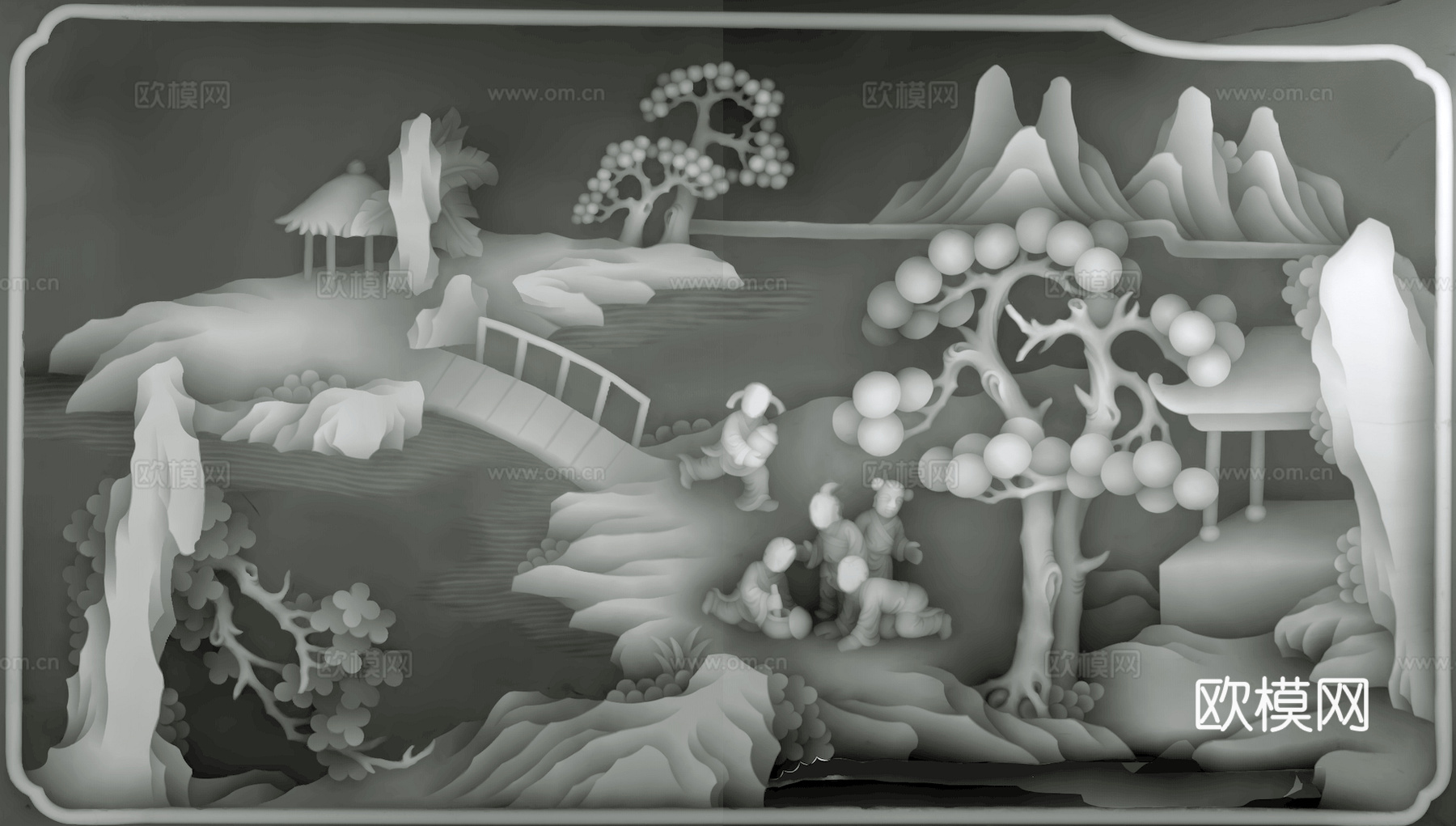 浮雕 金属浮雕 铜雕 木质雕花 十二生肖 黑白凹凸浮雕灰度图下载