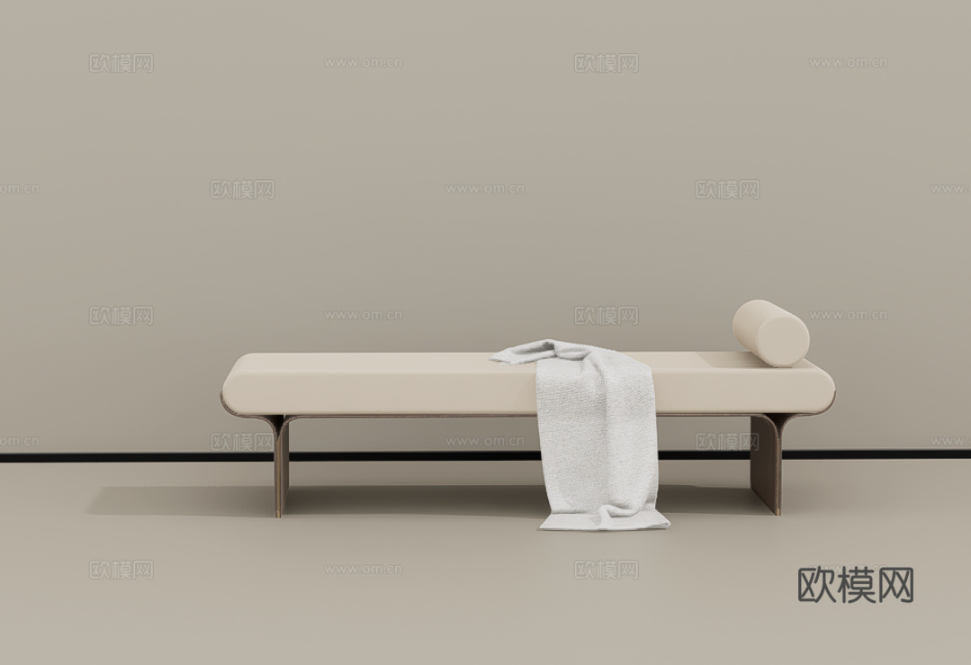 双人沙发su模型