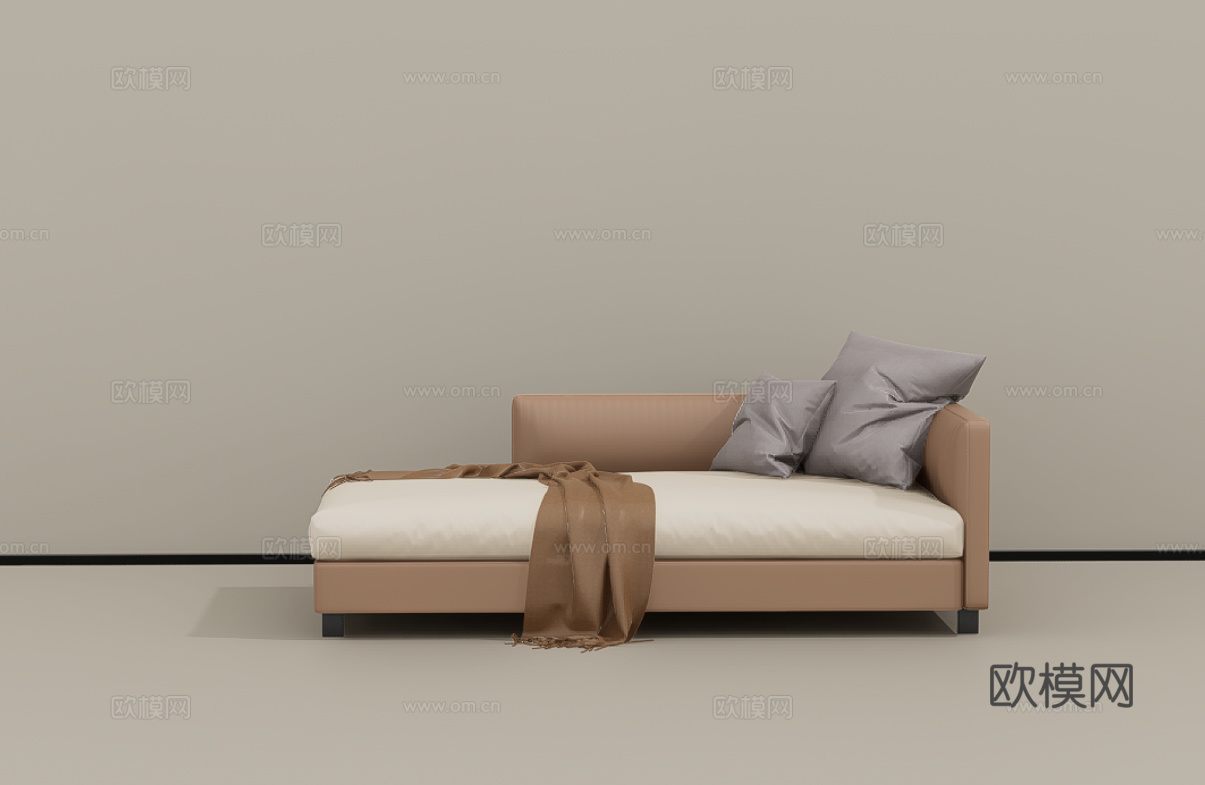 双人沙发su模型