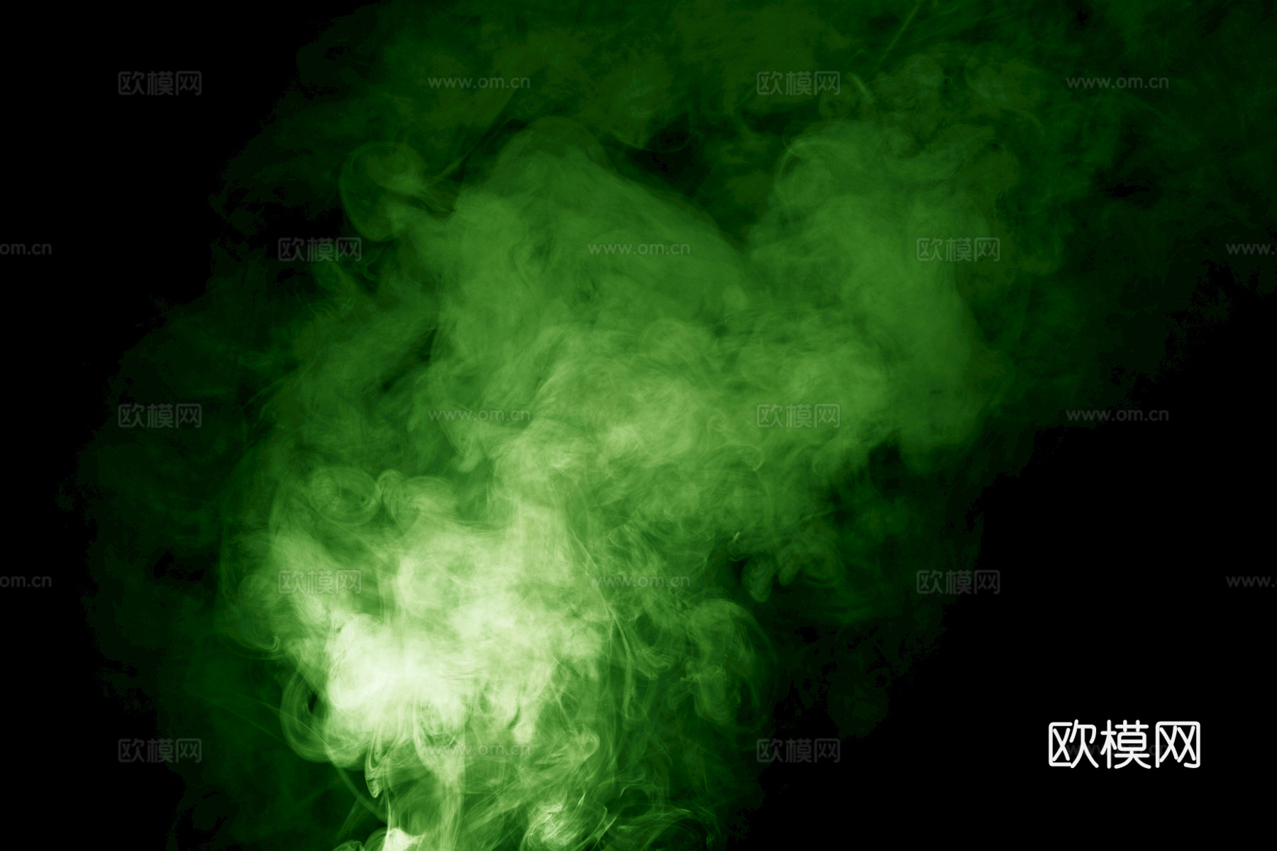 烟雾 雾气 浓烟 烟圈 变幻彩色烟雾