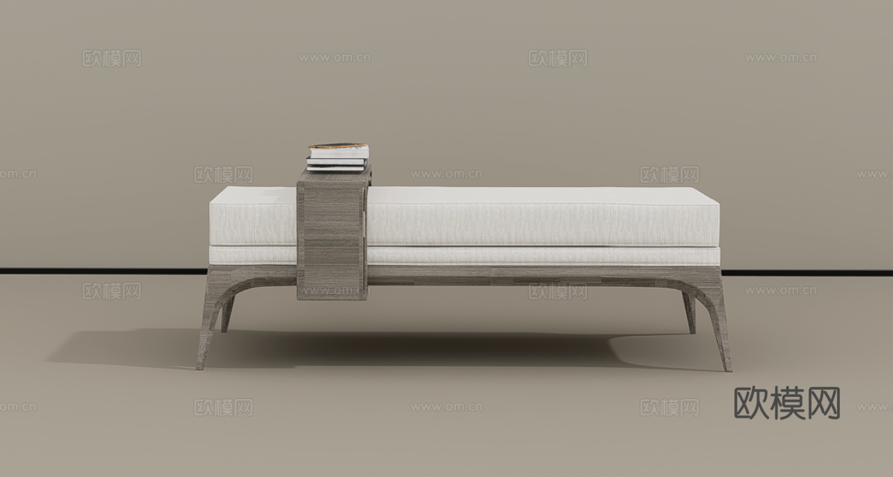 沙发凳su模型