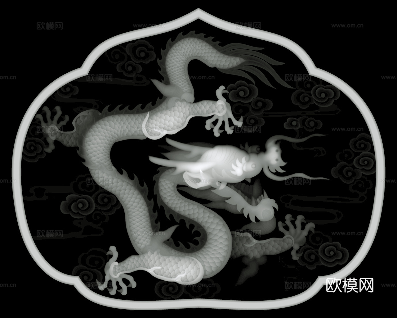 浮雕 金属浮雕 铜雕 木质雕花 十二生肖 黑白凹凸浮雕灰度图下载