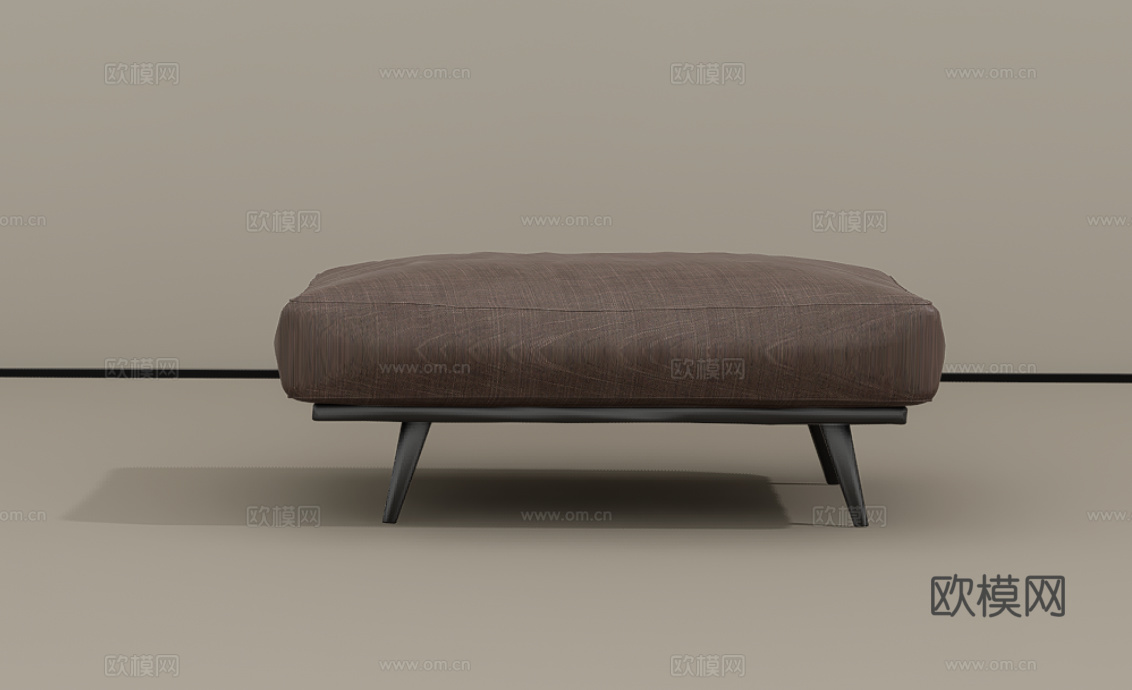 沙发凳su模型