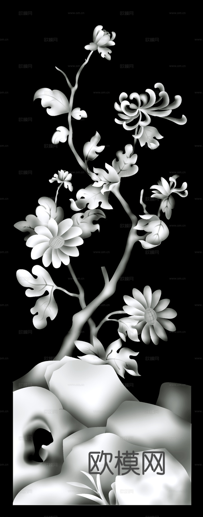 浮雕 金属浮雕 铜雕 木质雕花 十二生肖 黑白凹凸浮雕灰度图