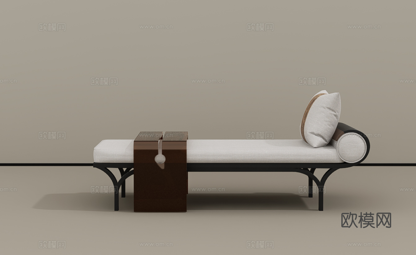 沙发凳su模型