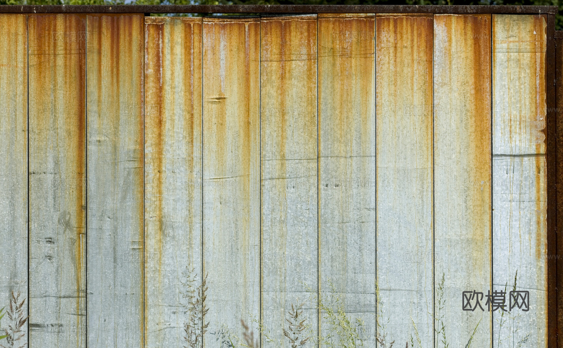 废弃金属锈蚀铁锈破旧金属生锈铁板划痕做旧金属 穿孔花纹金属板下载