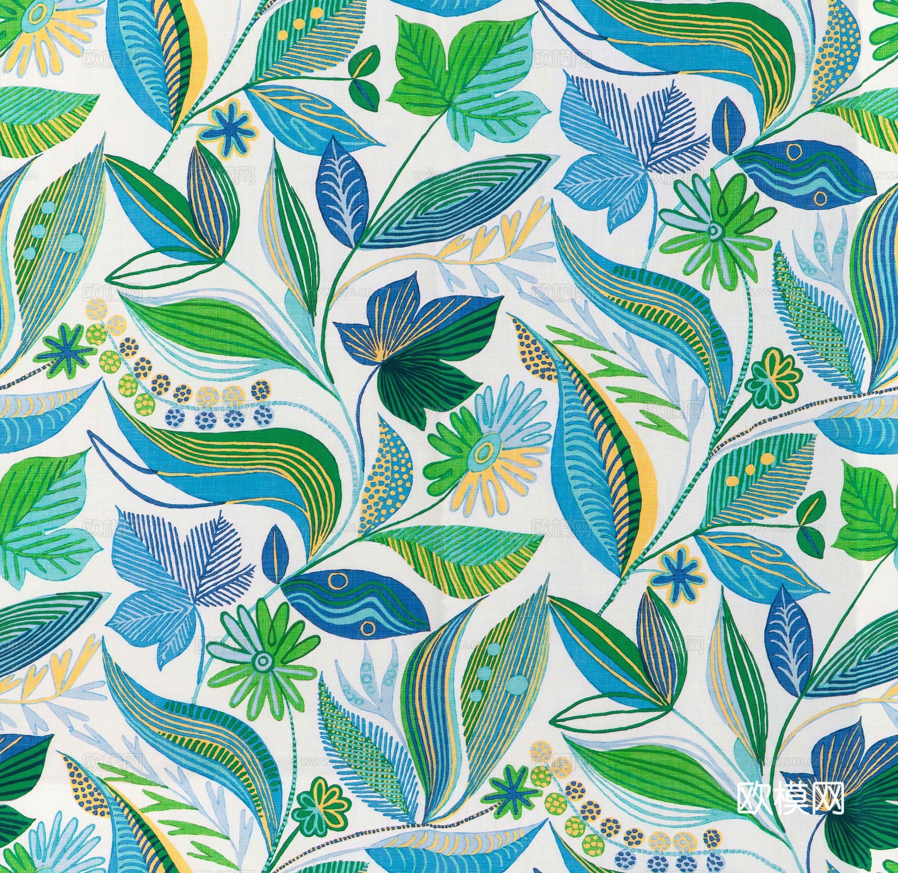 无缝亚麻花纹布