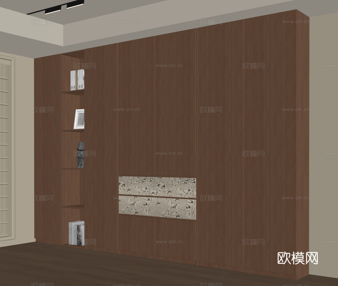 中古衣柜su模型