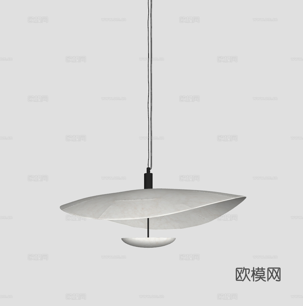 中古风吊灯 餐厅吊灯 卧室吊灯 诧寂风吊灯 艺术吊灯su模型
