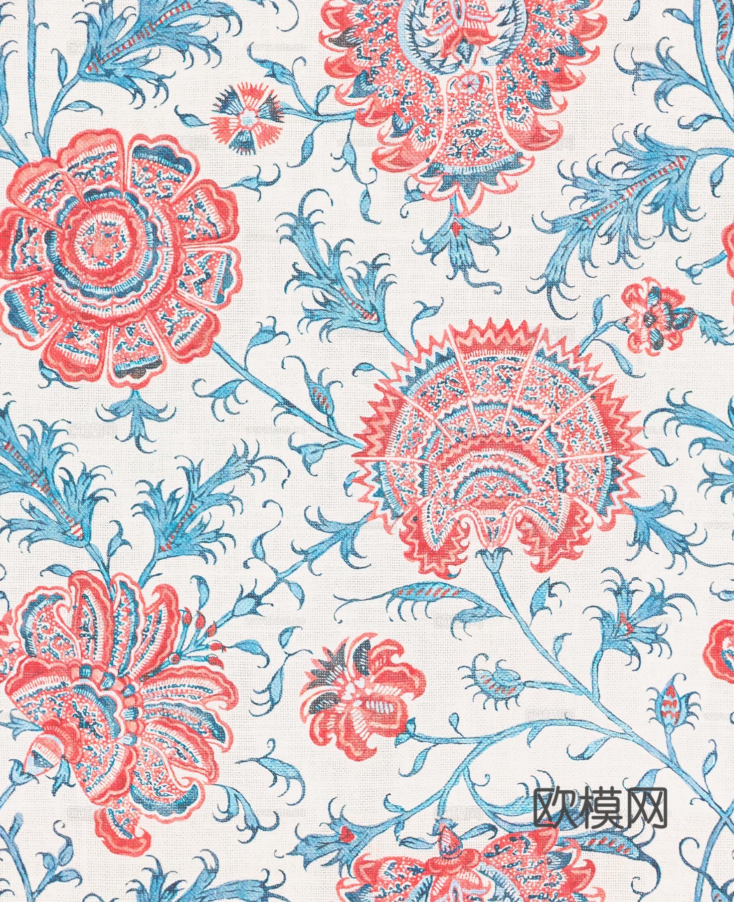 无缝亚麻花纹布