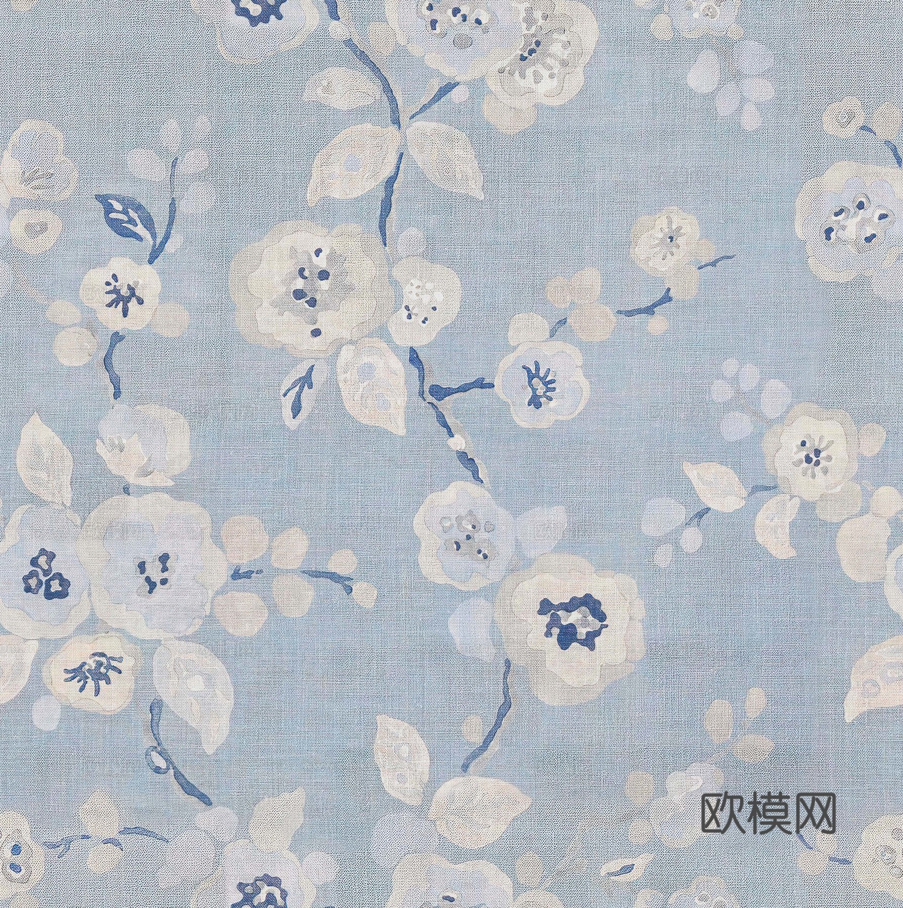 无缝亚麻花纹布