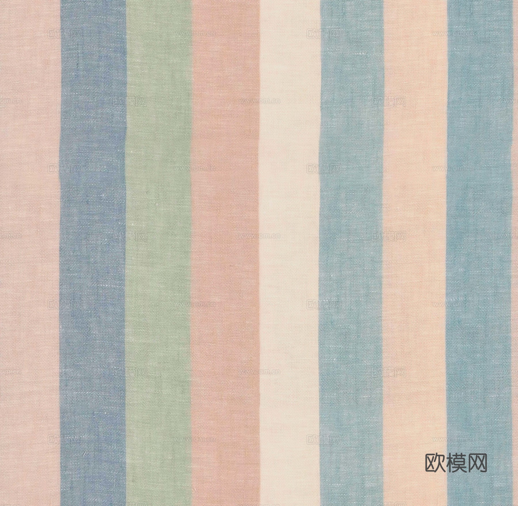 无缝亚麻条纹布