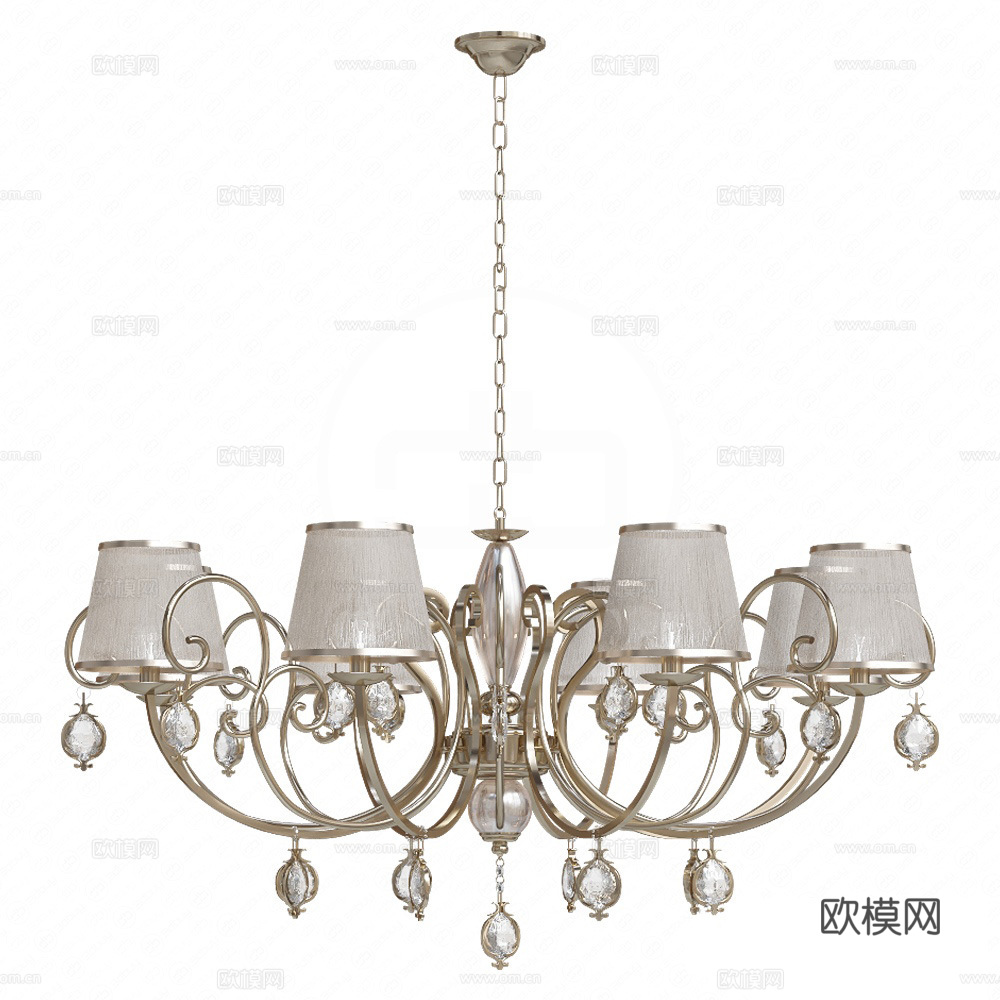 吊灯3d模型下载