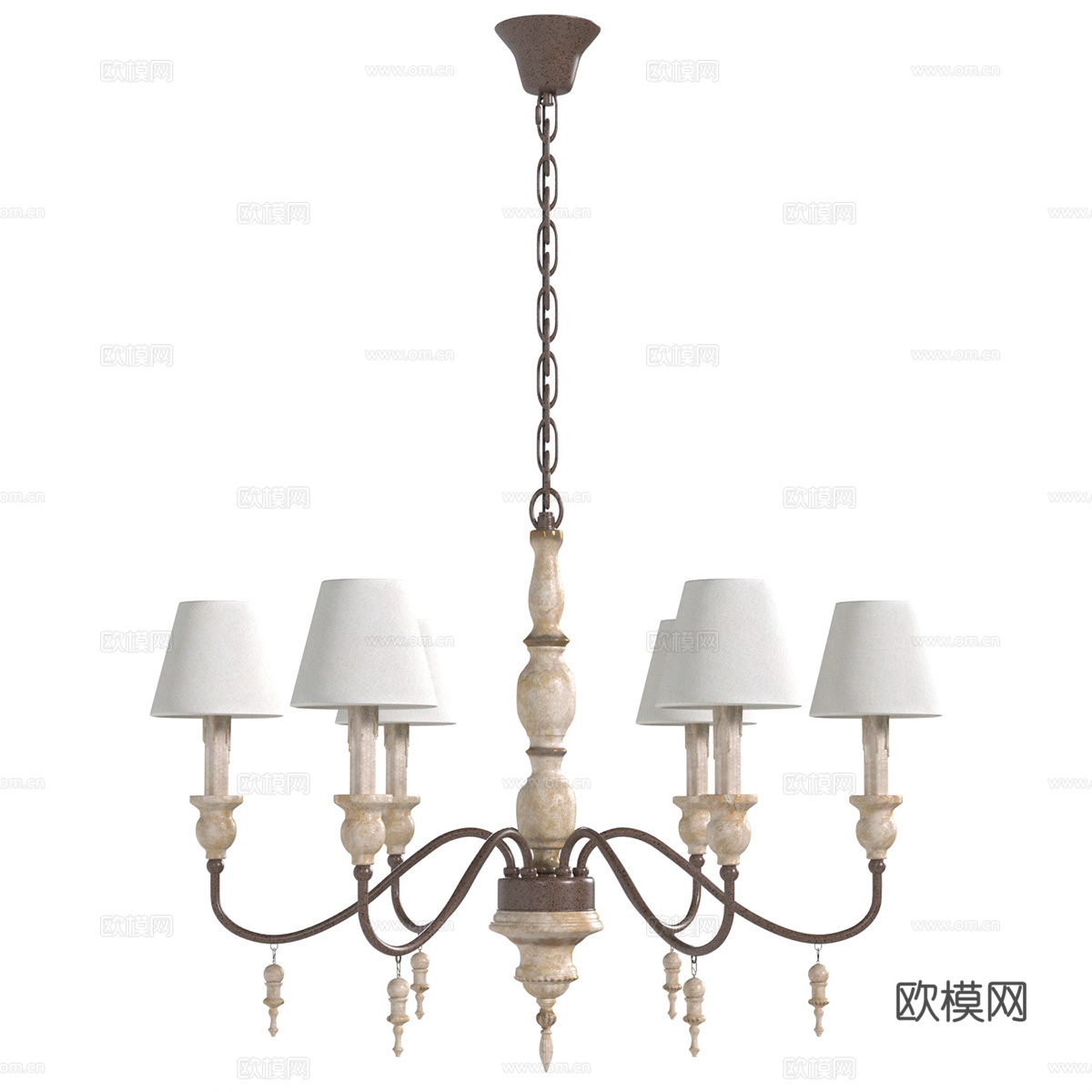 吊灯3d模型下载