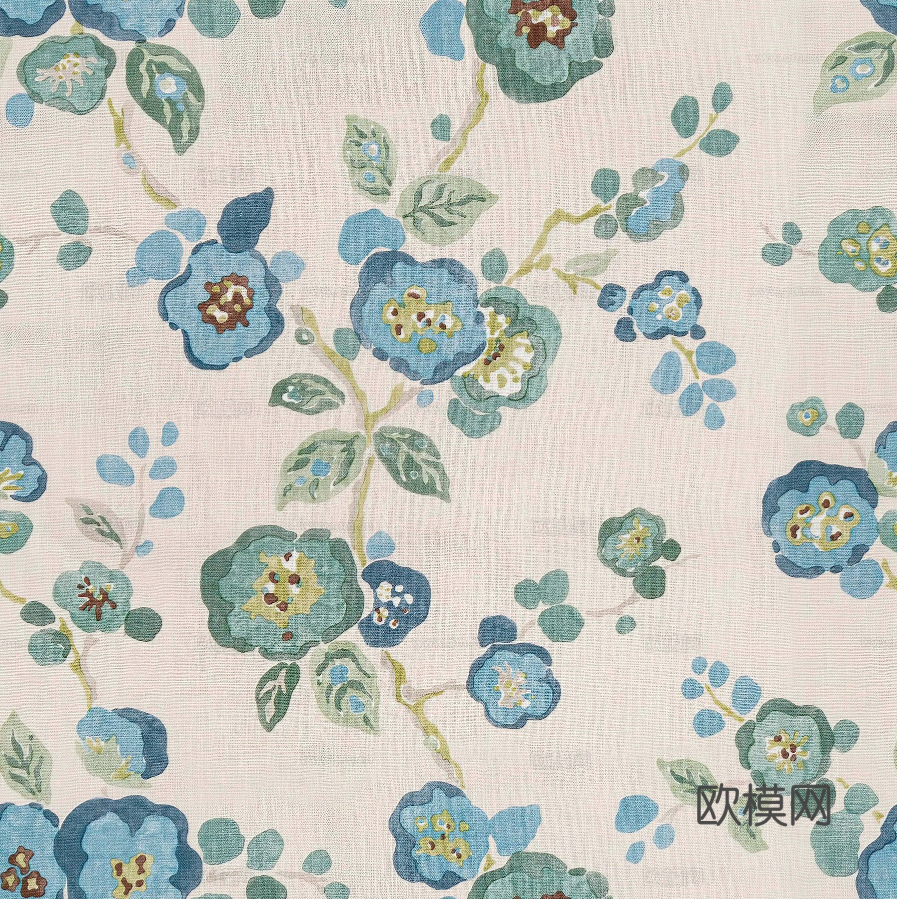 无缝亚麻花纹布