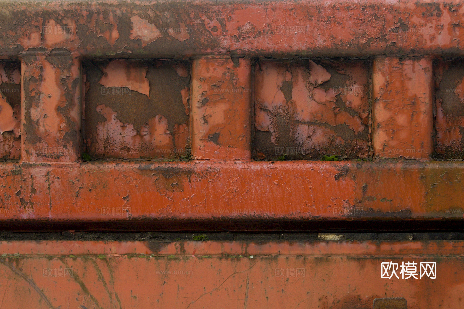 废弃金属锈蚀铁锈破旧金属生锈铁板划痕做旧金属 穿孔花纹金属板下载