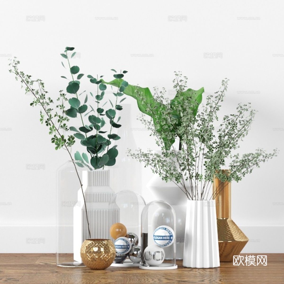 植物树213d模型下载