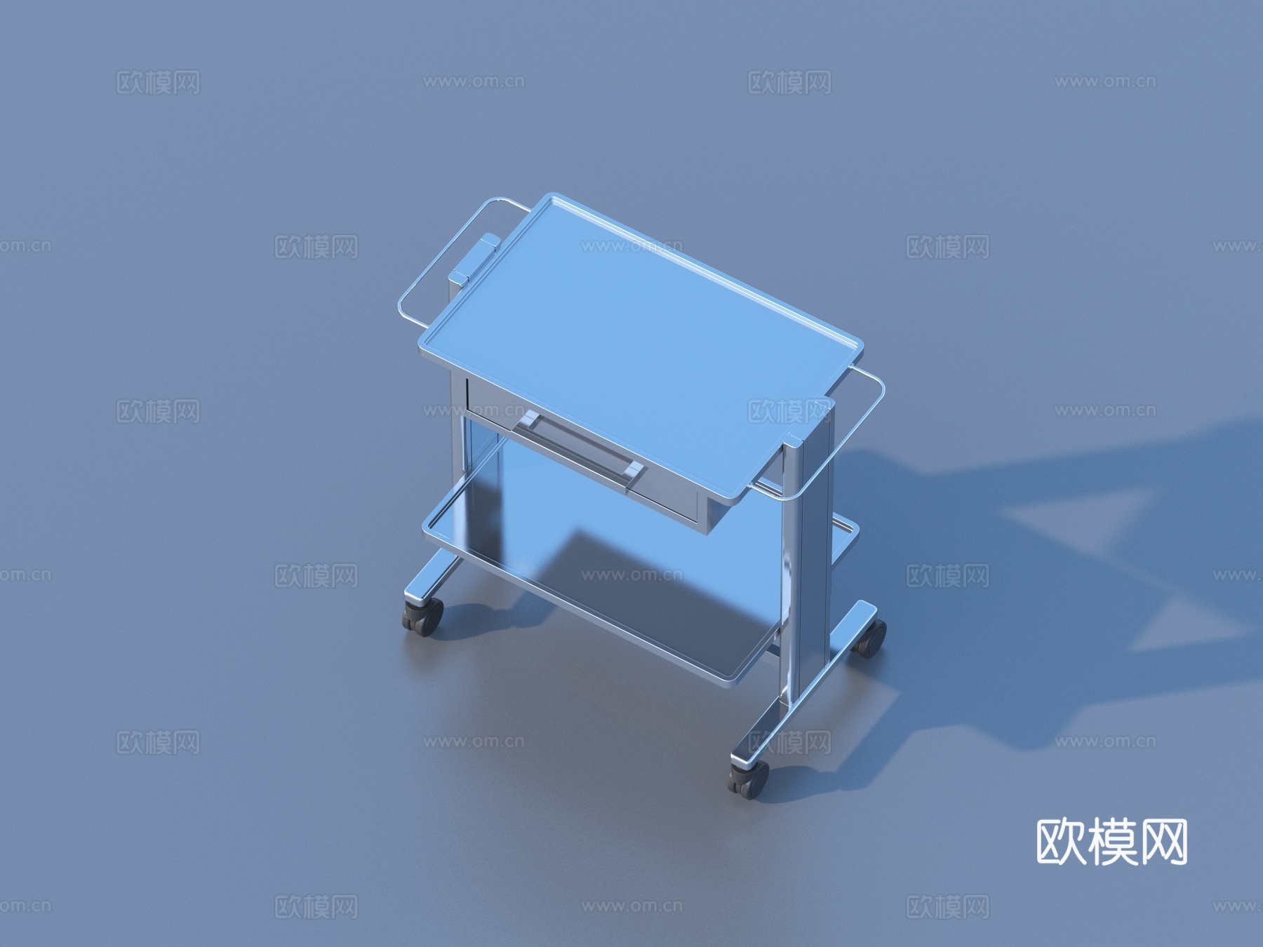 可移动工作台 医用器材3d模型下载
