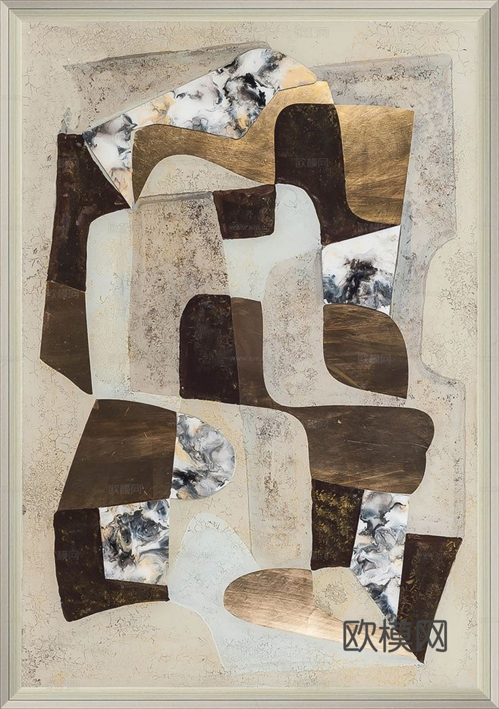 意式轻奢抽象画