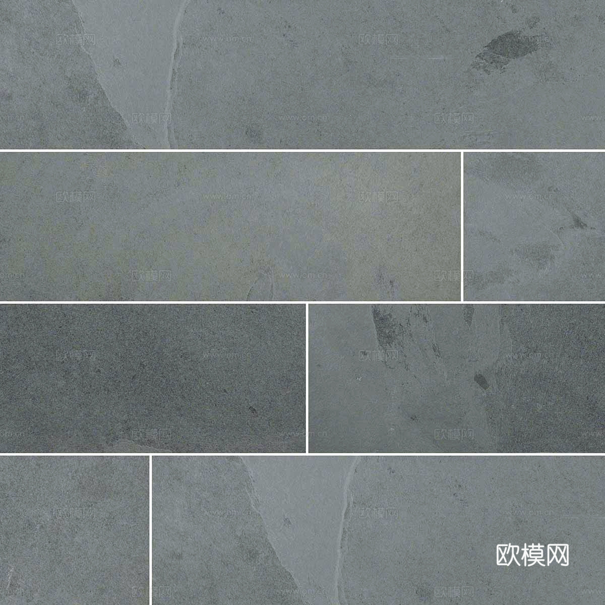 大理石石材 岩石 室外火烧板芝麻黑芝麻灰花岗岩墙地面 广场砖