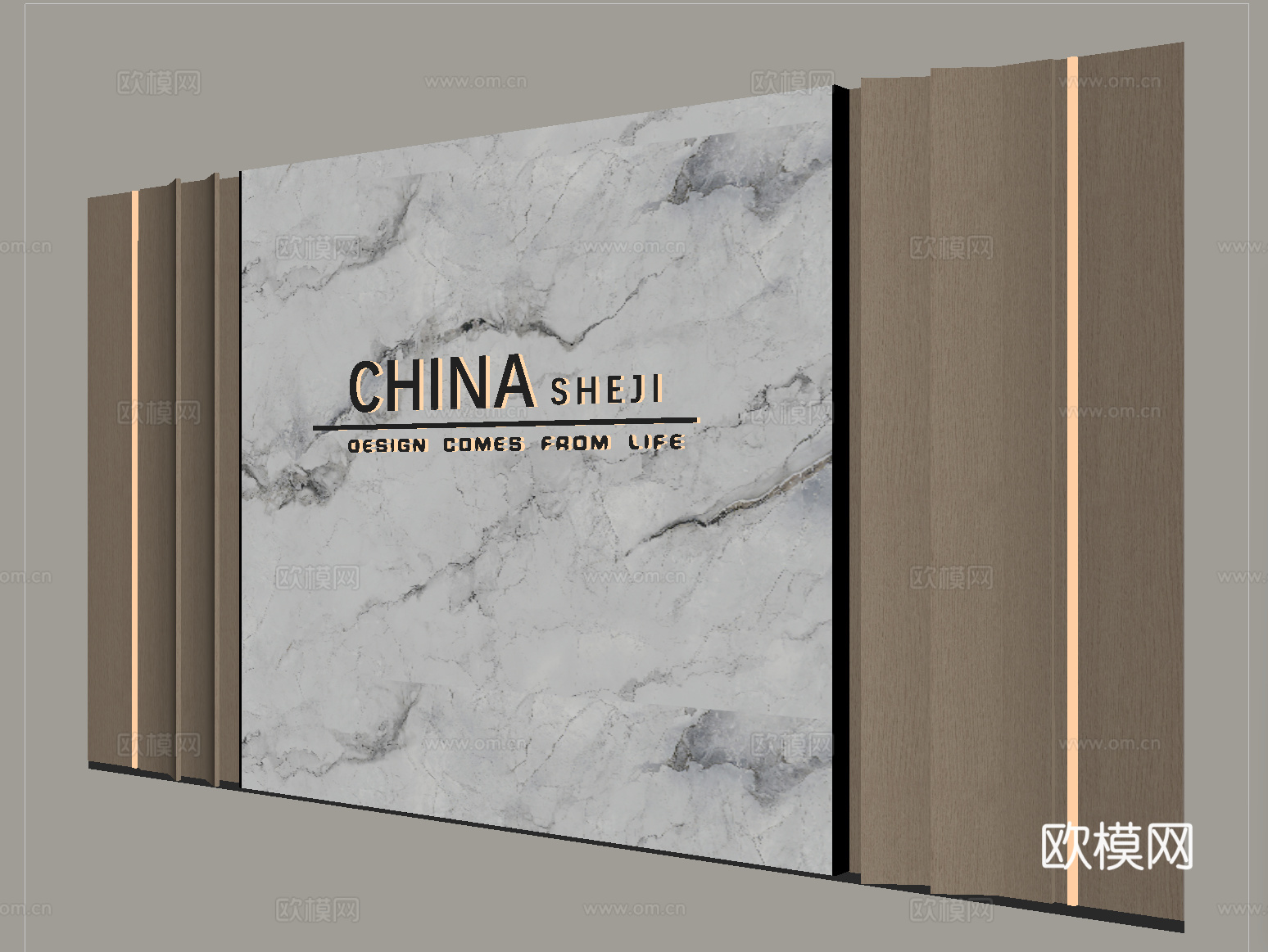 现代简约背景墙 吧台背景墙 电视背景墙 沙发背景墙su模型