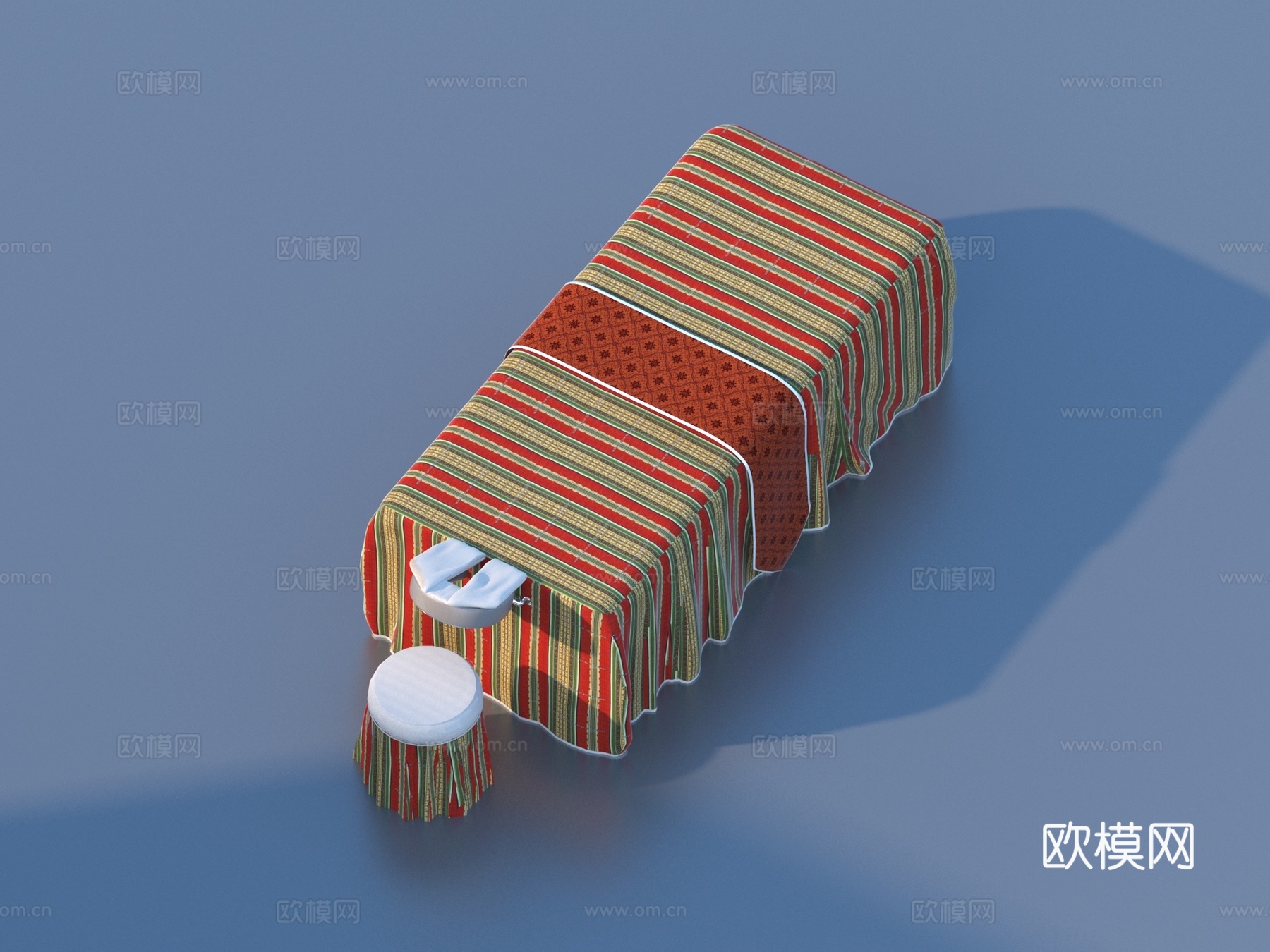 按摩椅 按摩床3d模型下载