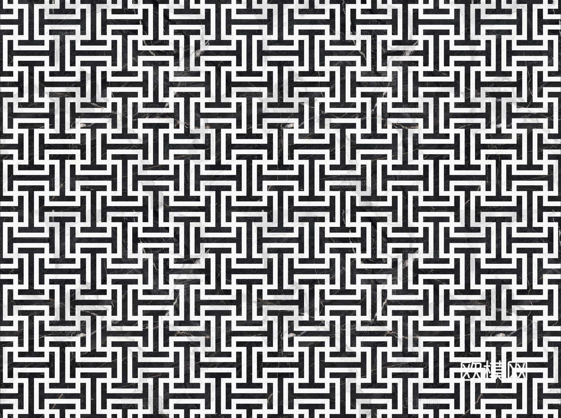 复古无缝轻奢花纹砖艺术砖拼花石材