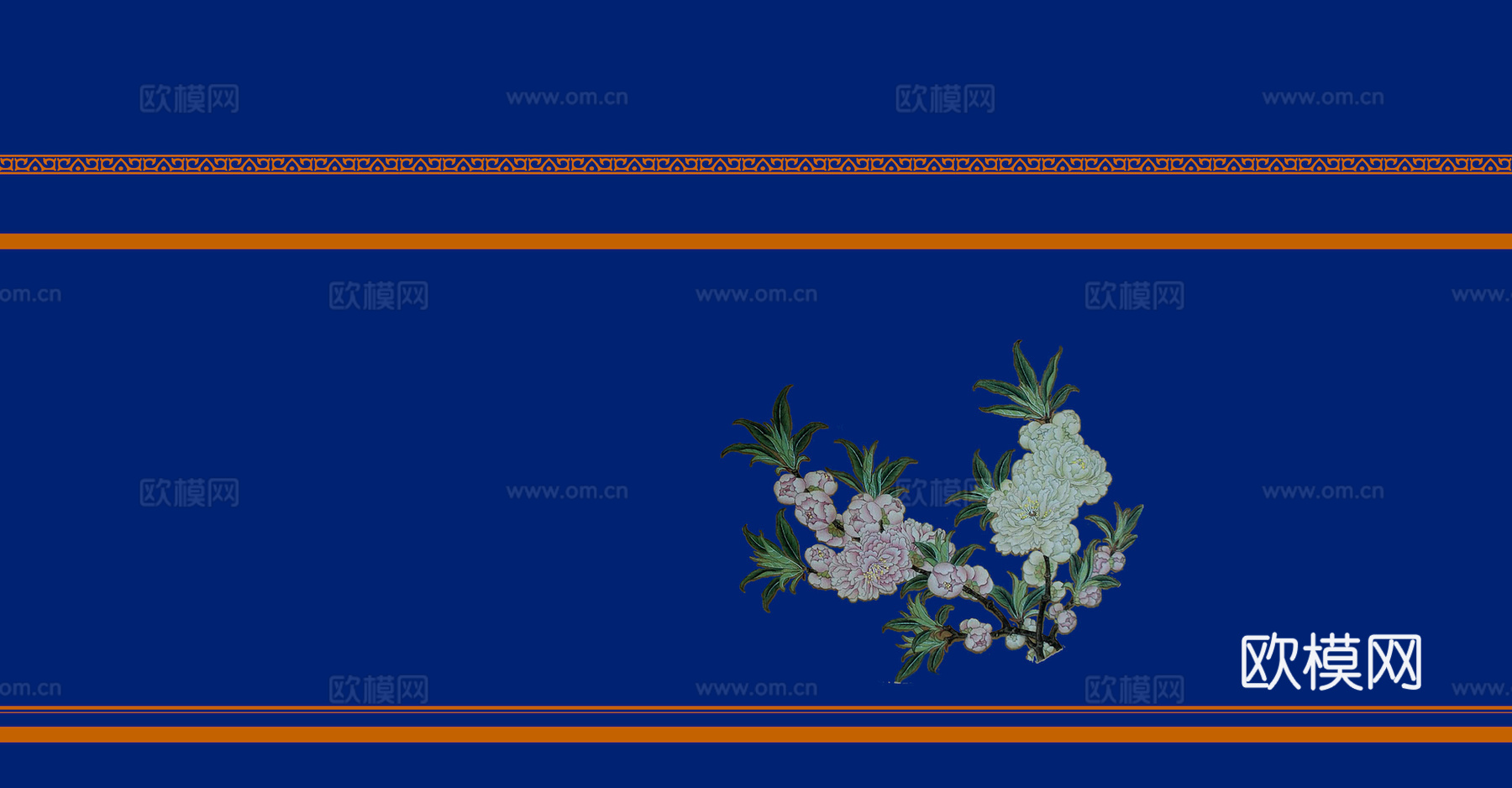 盘子 菜盘 餐盘 古典青花瓷瓷盘图案花纹 陶瓷瓷器花纹下载