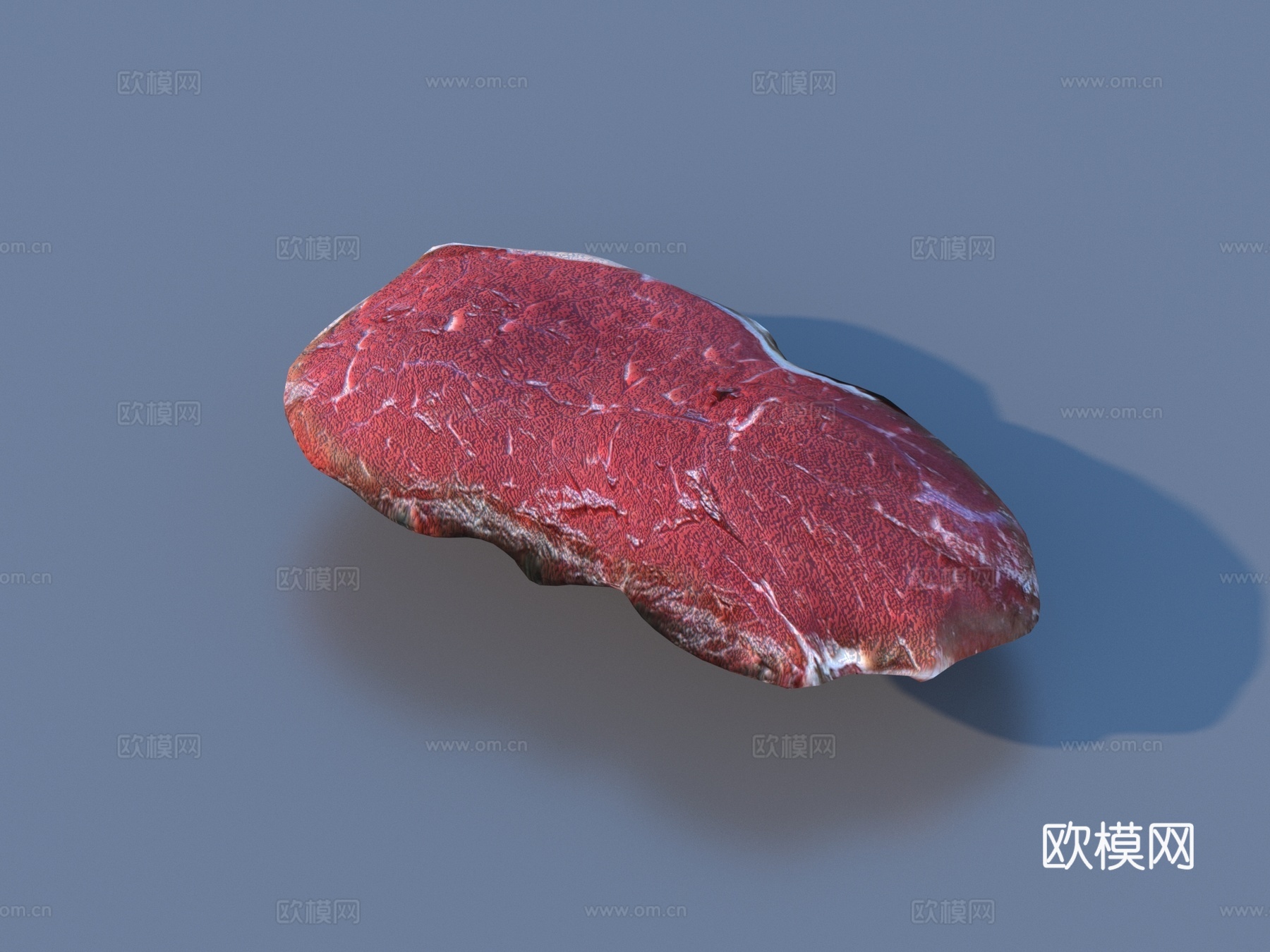 肉 肉类 猪肉 牛肉 羊肉 肉片 食物3d模型下载