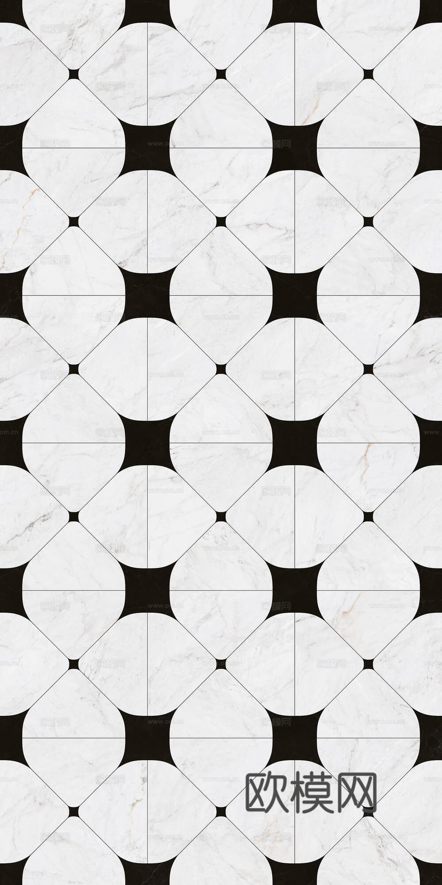 法式轻奢无缝拼花石材 拼花砖贴图