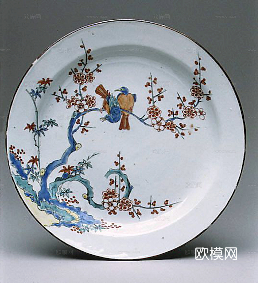 盘子 菜盘 餐盘 古典青花瓷瓷盘图案花纹 陶瓷瓷器花纹下载