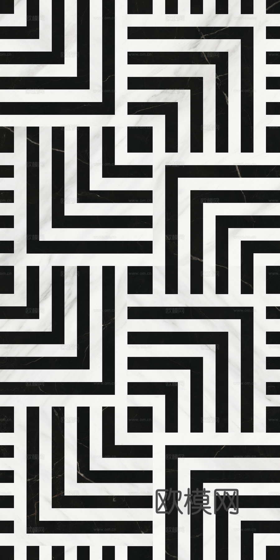 法式复古几何花砖艺术砖贴图