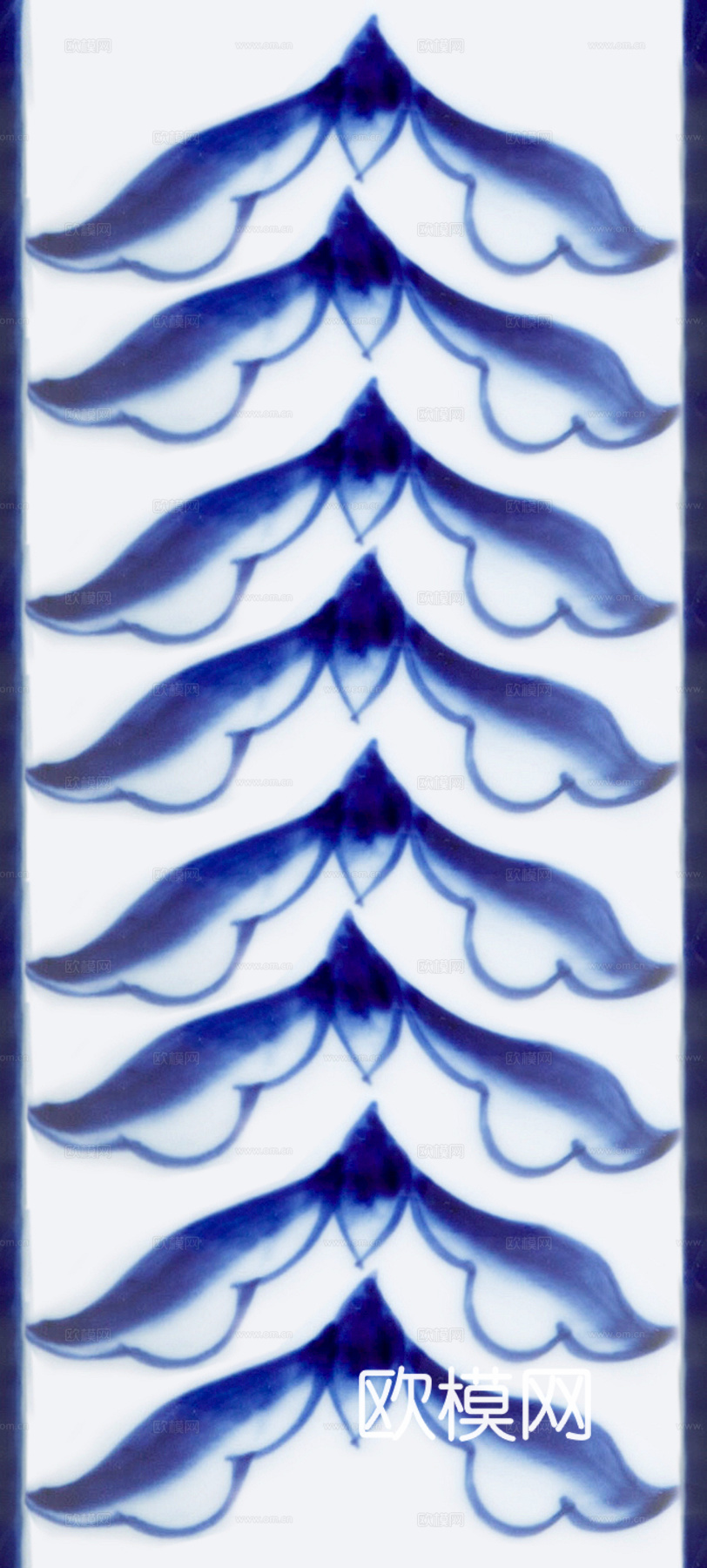 盘子 菜盘 餐盘 古典青花瓷瓷盘图案花纹 陶瓷瓷器花纹