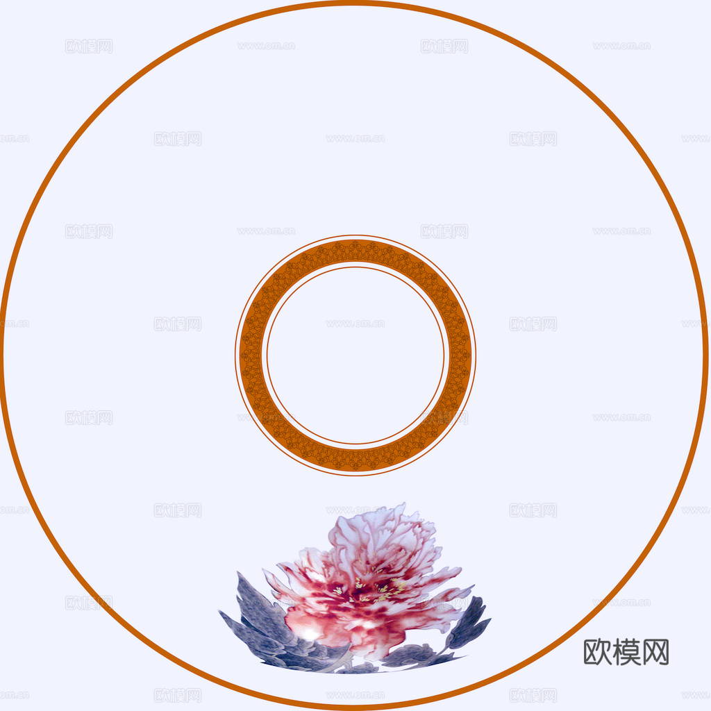 盘子 菜盘 餐盘 古典青花瓷瓷盘图案花纹 陶瓷瓷器花纹