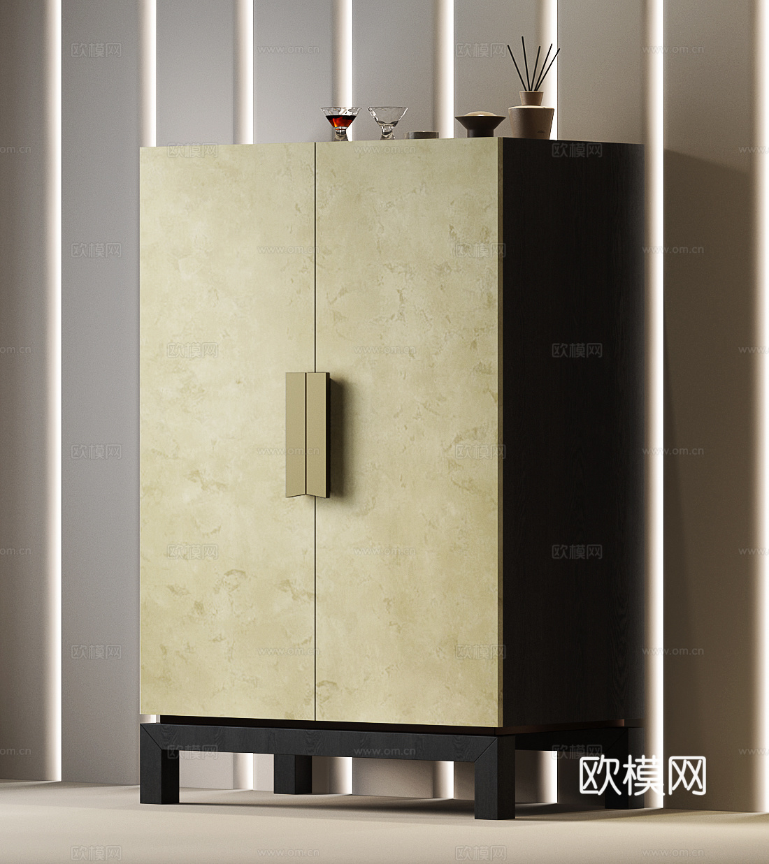 现代餐边柜 意式餐边柜 现代酒柜 意式酒柜 现代意式边柜su模型