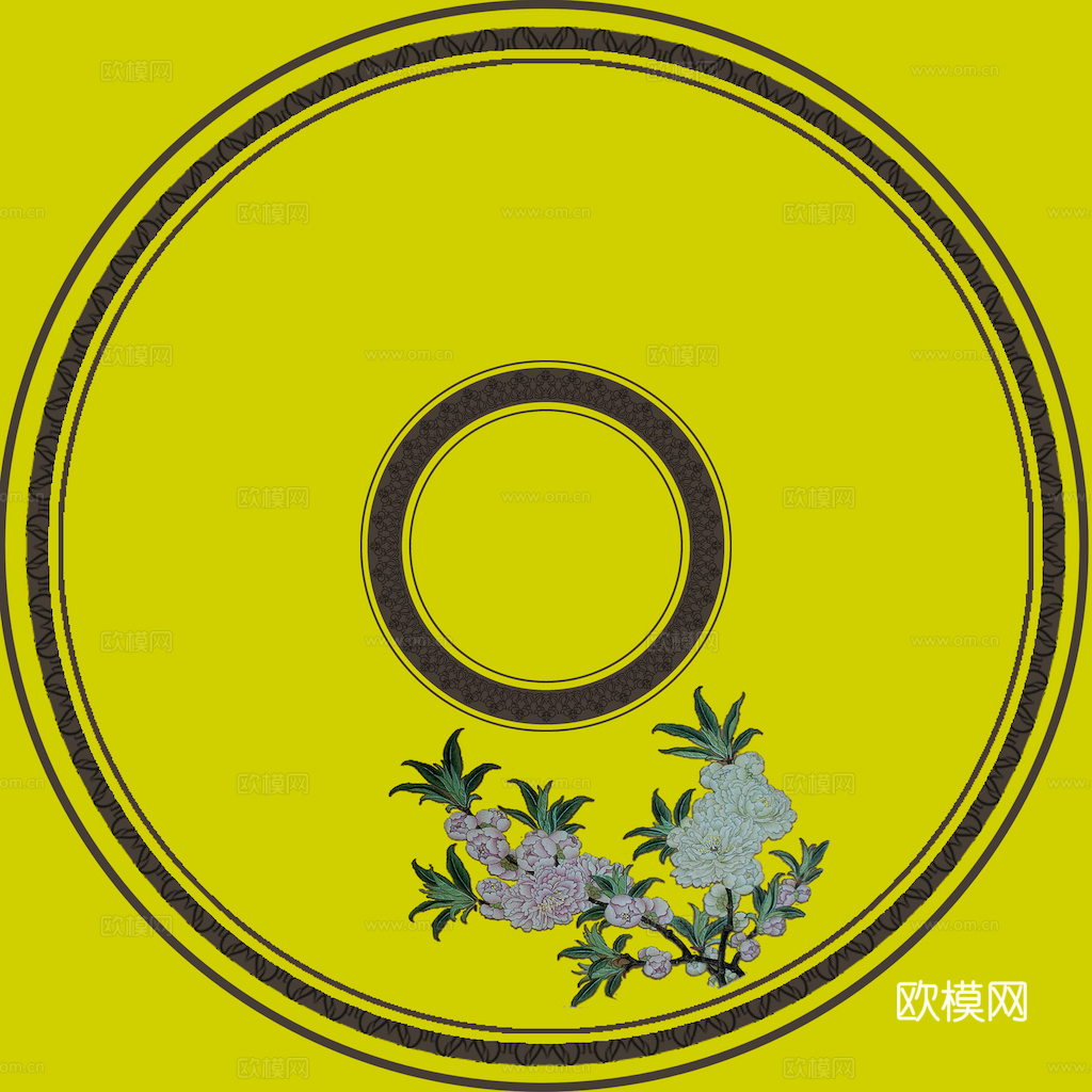 盘子 菜盘 餐盘 古典青花瓷瓷盘图案花纹 陶瓷瓷器花纹下载