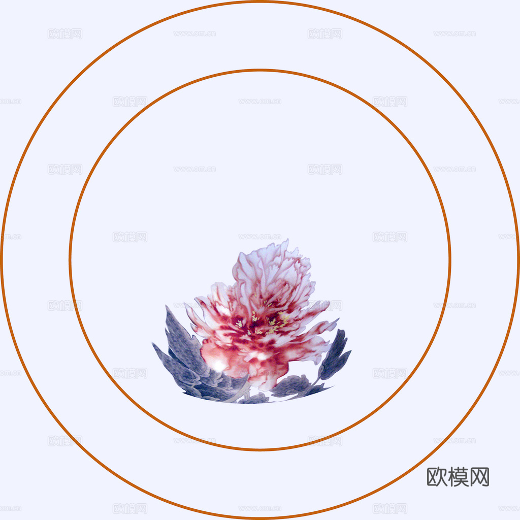 盘子 菜盘 餐盘 古典青花瓷瓷盘图案花纹 陶瓷瓷器花纹下载