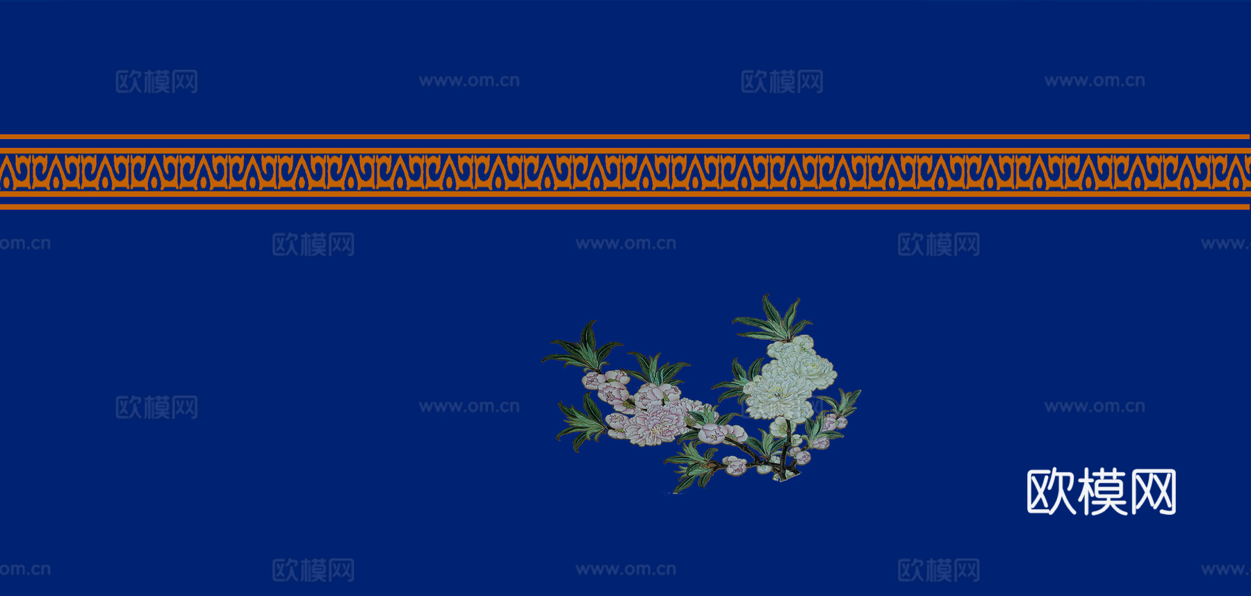 盘子 菜盘 餐盘 古典青花瓷瓷盘图案花纹 陶瓷瓷器花纹