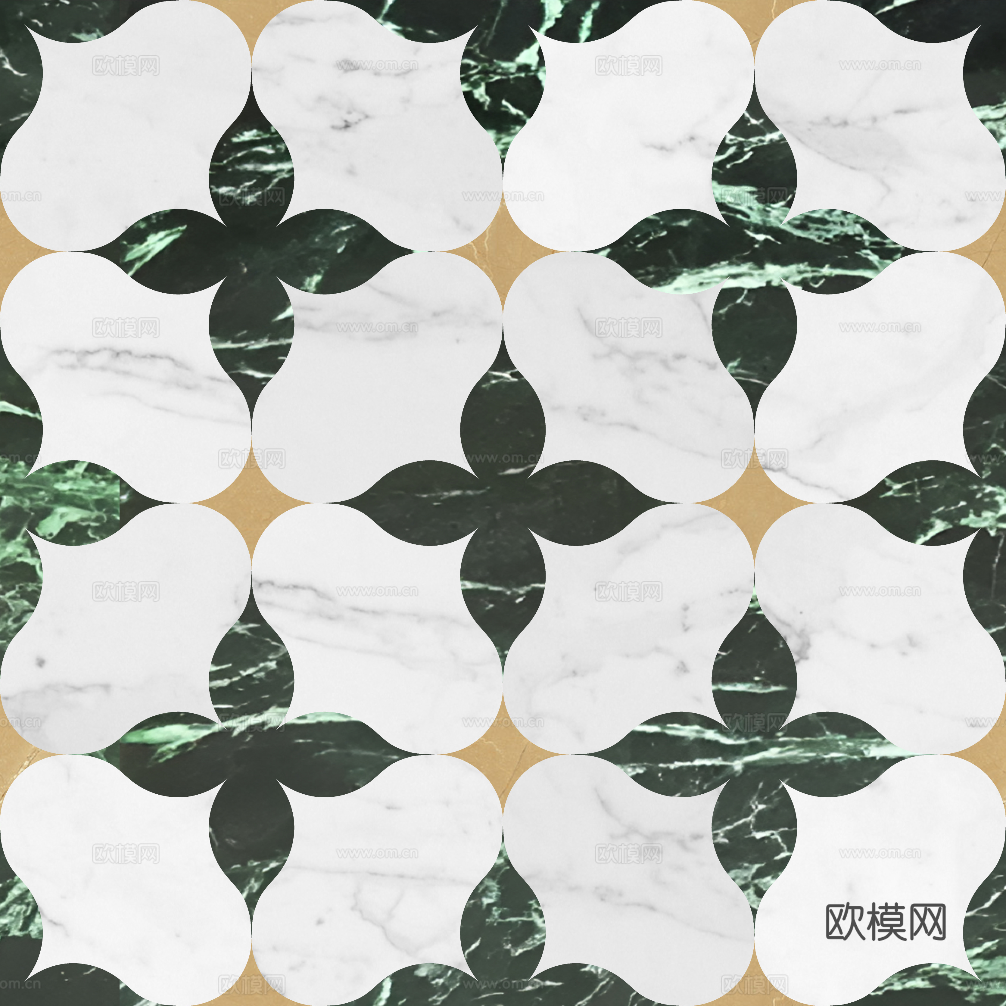 欧式无缝石材拼花 地面石材拼花贴图