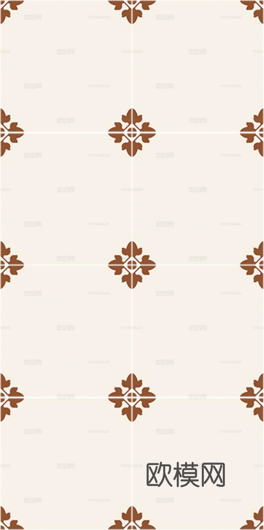 南洋风小花砖复古做旧