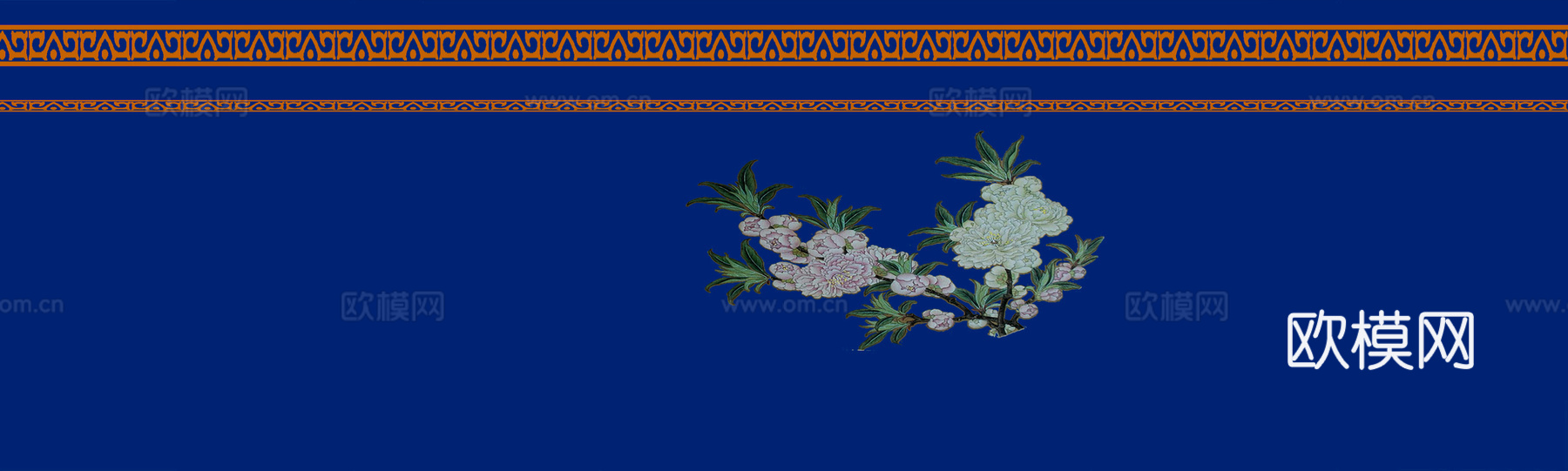 盘子 菜盘 餐盘 古典青花瓷瓷盘图案花纹 陶瓷瓷器花纹下载