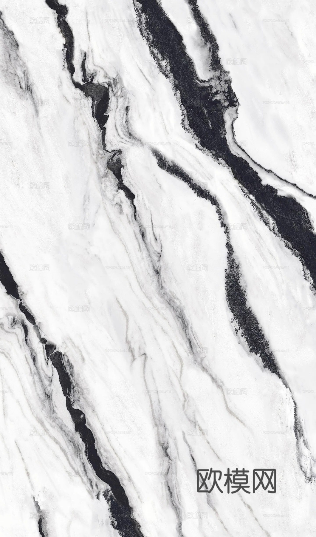 熊猫黑白大理石